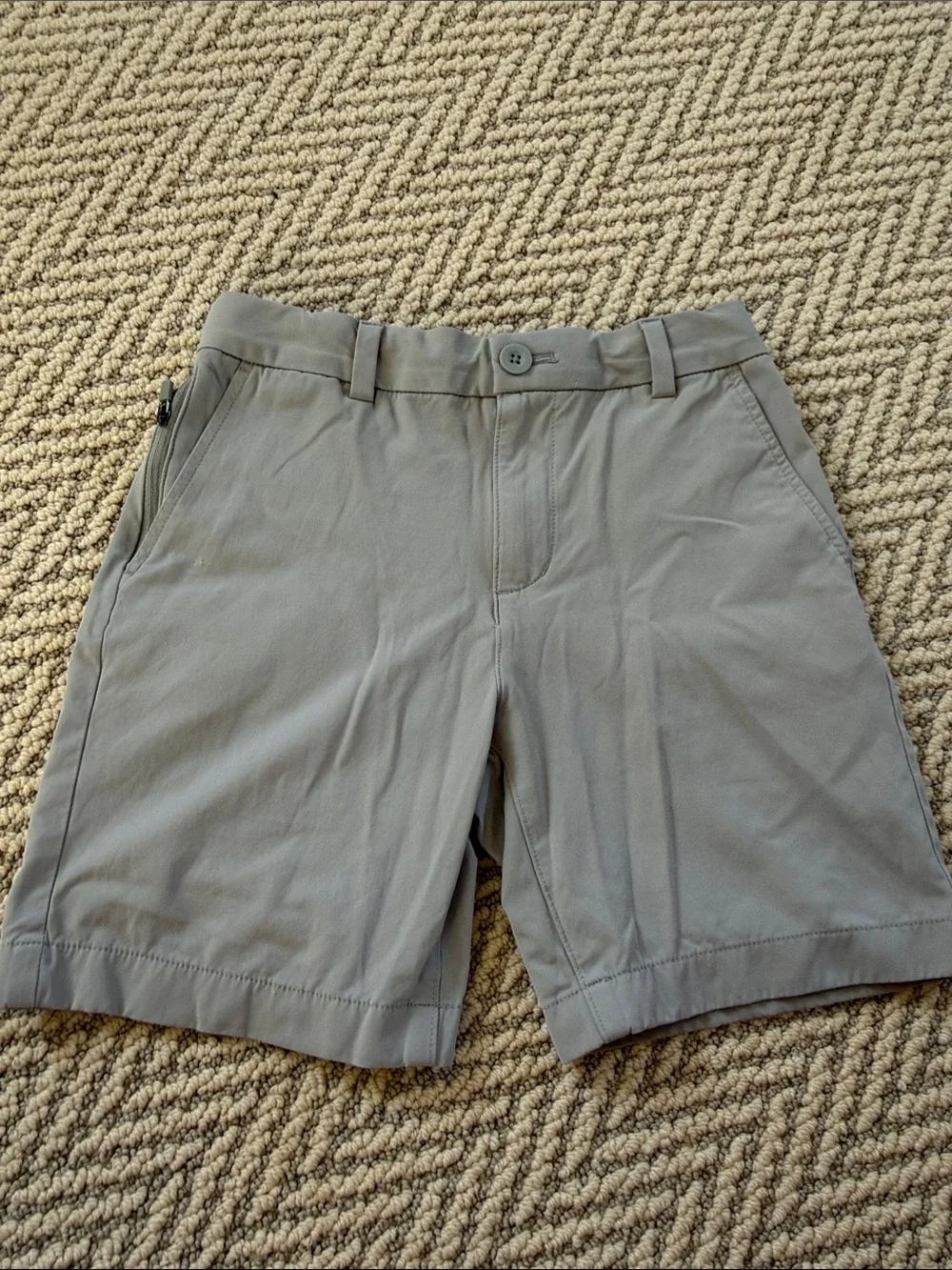 Vineyard Vines Kids On the Go Performance Gray Shorts
